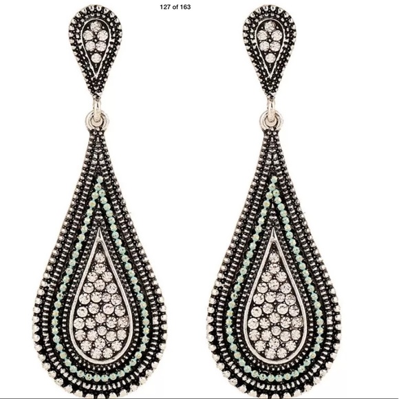 Jewelry - # 90. Elegant Fashion Rhinestone Earrings
